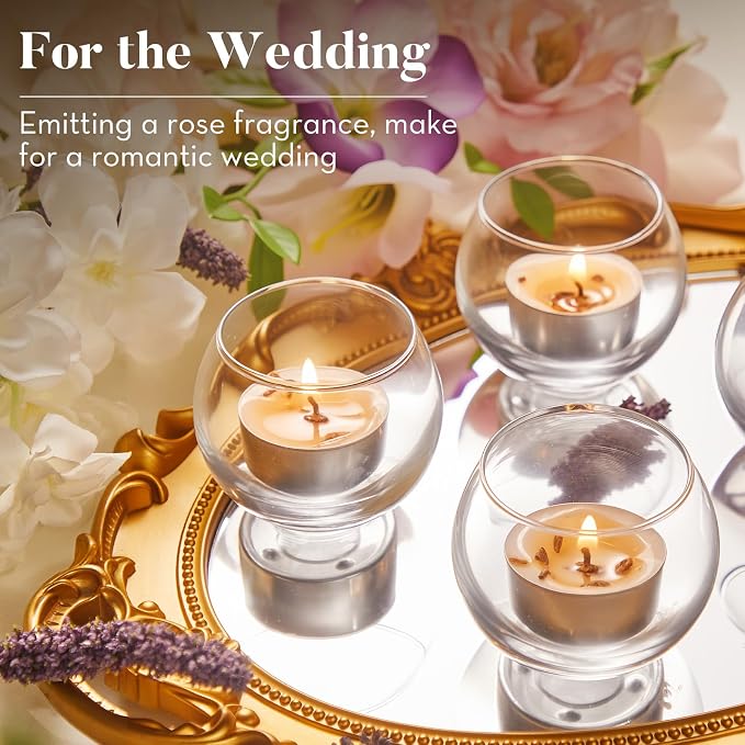 48 Pack Lavender Scented Tealight Candles - Image 7
