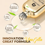 UNA GELLA 9 in 1 Gel Nail Glue for Clear Acrylic Nails Tips 2Pcs 10ml Long - Image 7