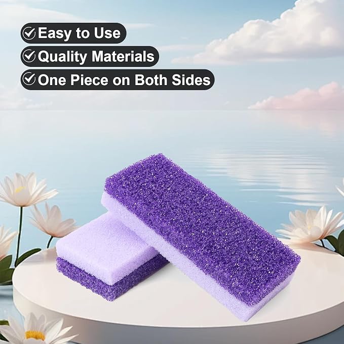 Foot Pumice Stone 2 Pack Pedicure Stone - Image 6