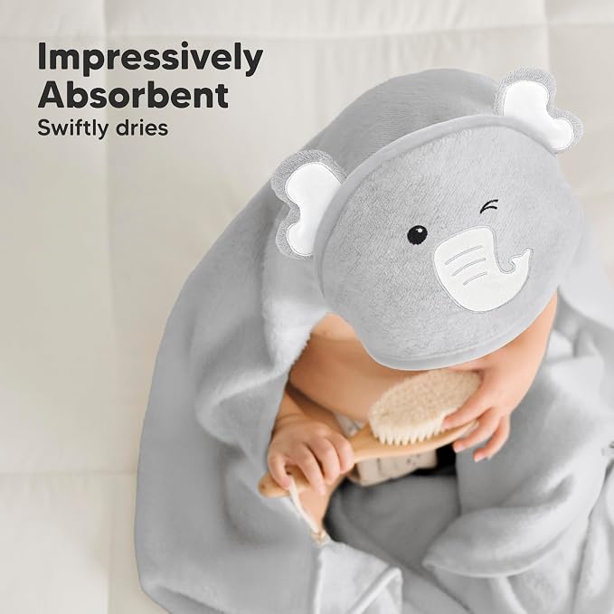 KeaBabies Hooded Baby Towel for Newborn - Image 5