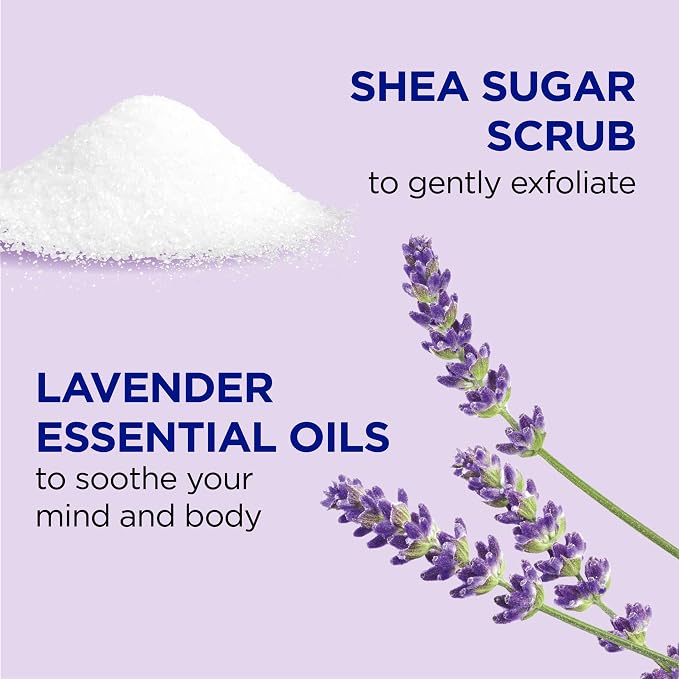 Dr Teal's Shea Sugar Scrub, Lavender Essential Oils, 19 oz - Image 2