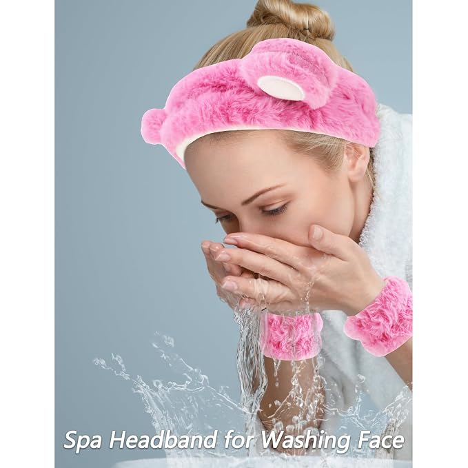 VELSCRUN Spa Headband, Makeup Face Wash Skincare Headbands, Stuff - Image 2