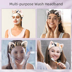 TEBIEKOY Plush Cat Ears Spa Headband - Image 4