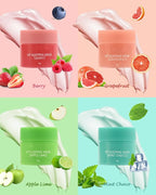 Lip Sleeping Mask Set-4 Pcs Moisturize & Nourish Lip Balm, Repair - Image 3