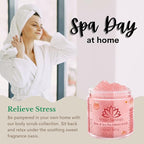 Organic Rose & Sea Buckthorn FACE & BODY SCRUB, Natural & Pure Exfoliating Scrub - Image 6