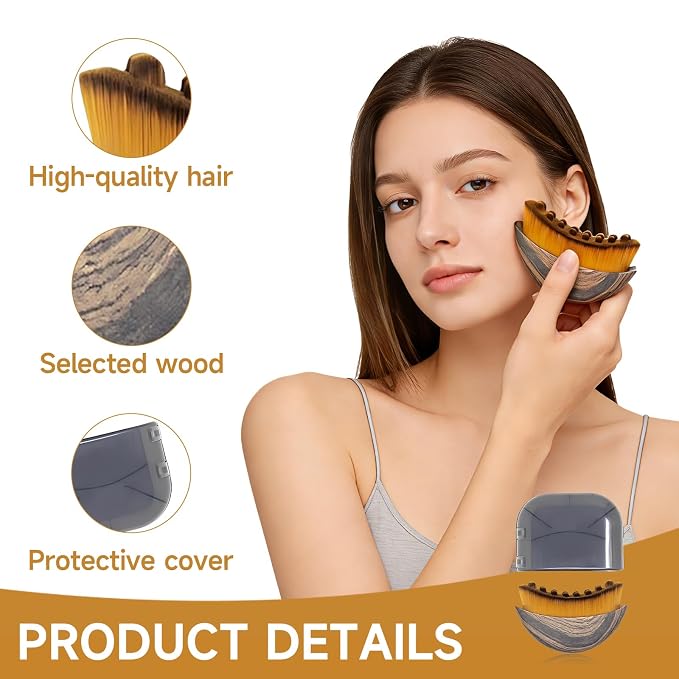 Lymphatic Contour Face Brush 2 Pack, - Image 2