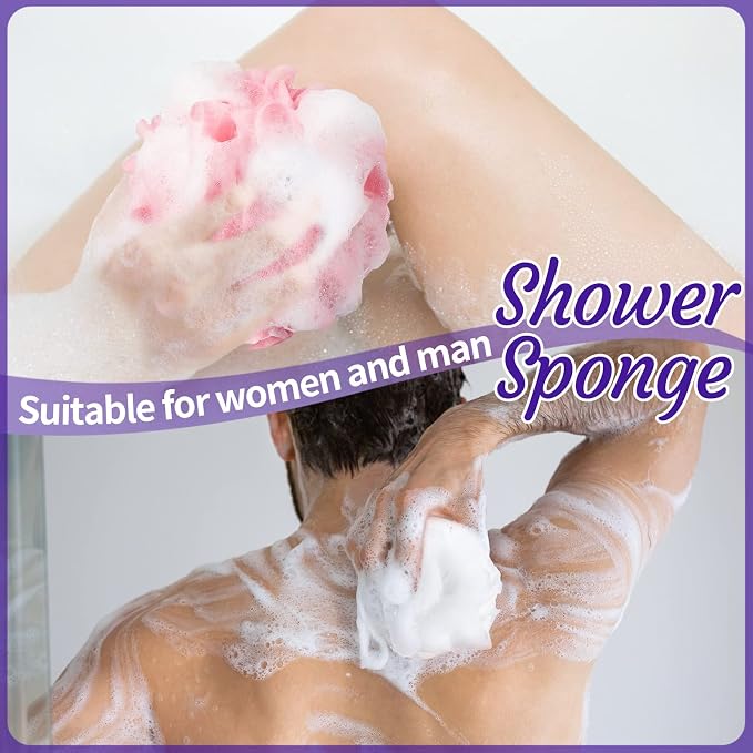 Umigy 36 Pcs Bath Sponge Shower 40g Loofahs Bulk Bath Luffas Exfoliating Body - Image 2