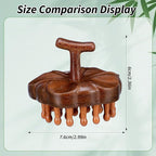 ElevateTech Wooden Scalp Massager Comb - Image 2