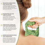Jade Stone Large gua sha Massage Tool, Gua Sha Body Tool - Image 6