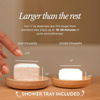Bare Botanics Shower Steamers 6 XL Cubes w/ Tray - Image 4