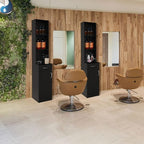 mefeir Salon Station, Barber Hair Stylist Storage Cabinet - Image 5