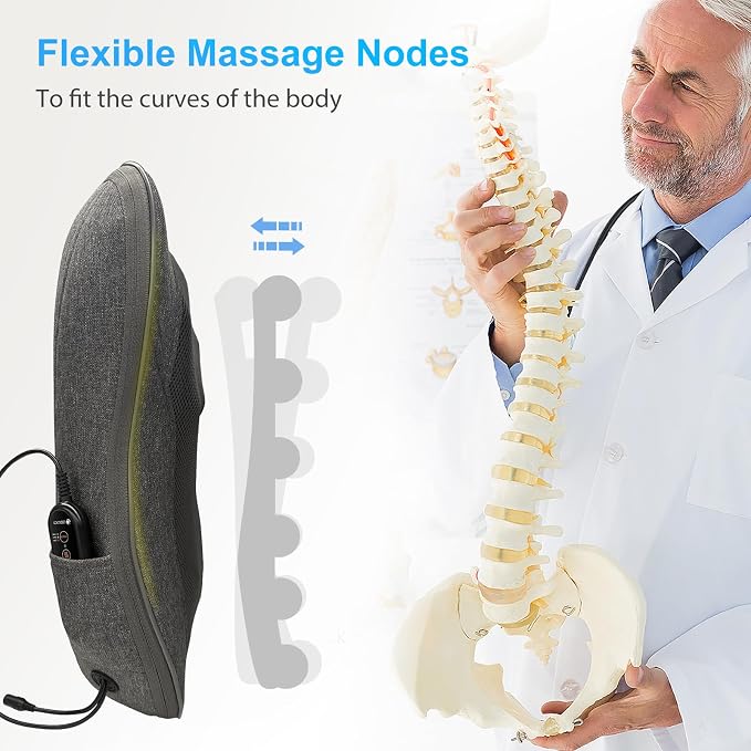 CooCoCo 14"×19" Shiatsu Back Massager - Image 6