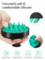 HEETA Scalp Massager Hair Growth, Soft Silicone Scalp Scrubber Shampoo Brush - Image 3