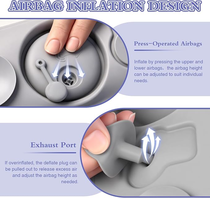 Silicone Bath Pillow, Upgraded Bath Pillows - Image 4