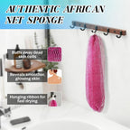 African Net Sponge Authentic Exfoliating Body Scrubber - Image 3