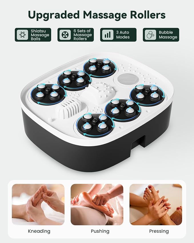 Snailax Foot Spa Bath Massager - Image 2
