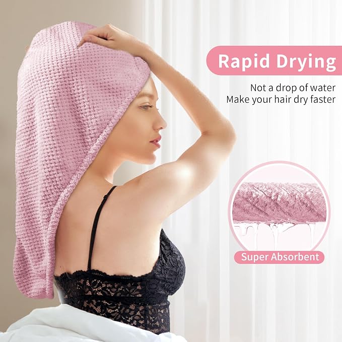 my novel things 3 Pack Hair Towel Wrap - Image 6