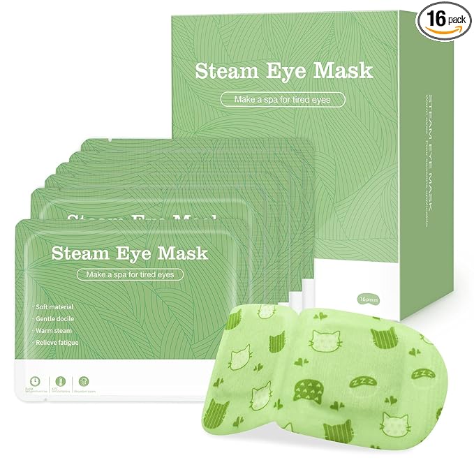 Jekeno Steam Eye Mask, 16 Packs Eye Masks by Jekeno
