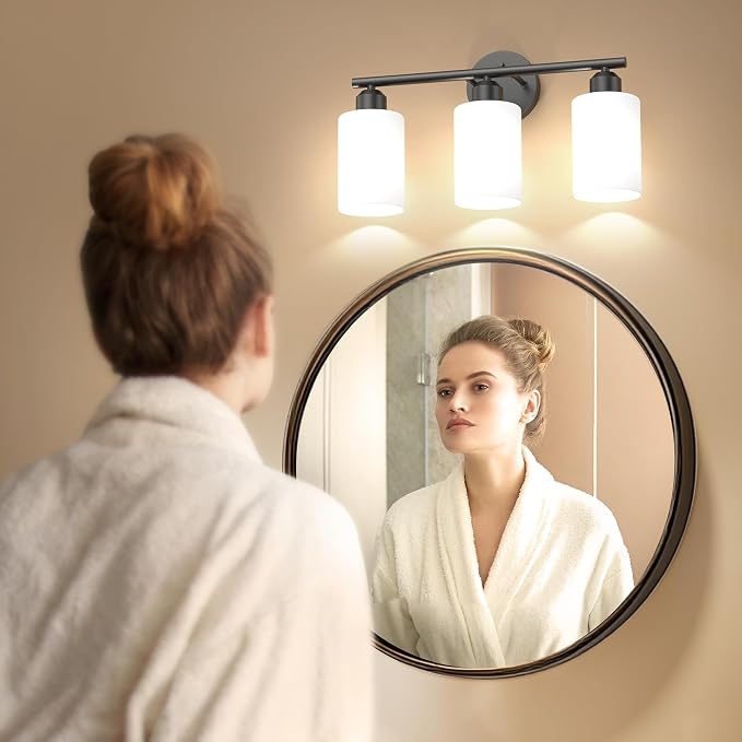 Espird Bathroom Vanity Light Fixtures Matte Black Bathroom Lighting Fixture - Image 3