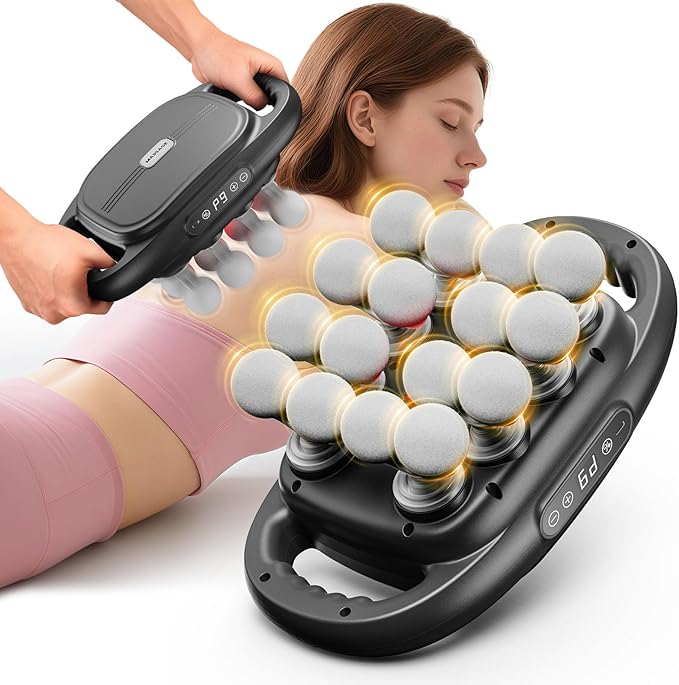 16-Head Massage Gun, Deep Tissue Back Massager by EURPMASKChoosethecolorofeurope
