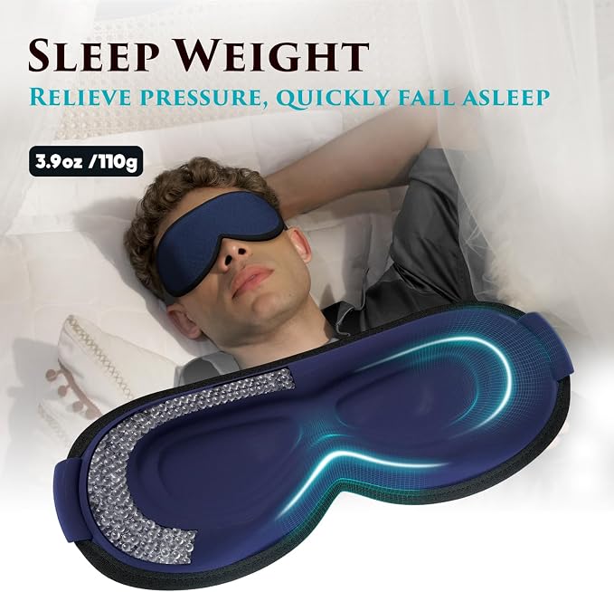 Weighted Eye Mask Cover for Sleeping - Image 3