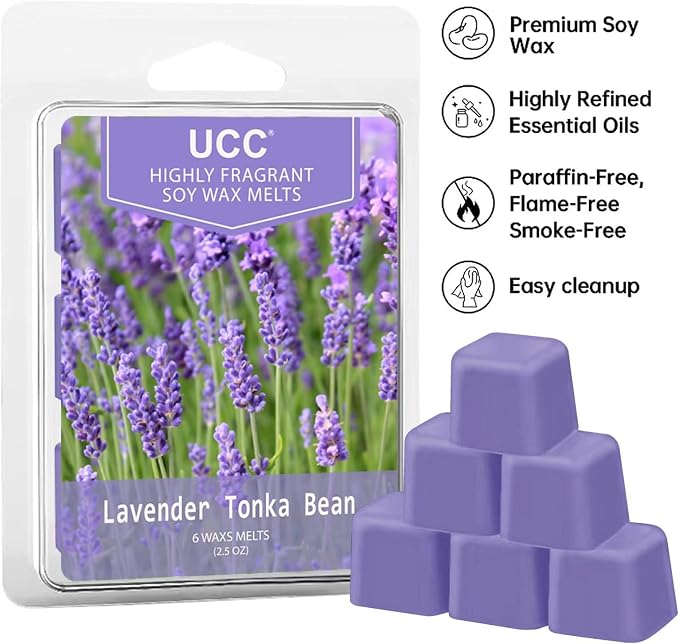 UCC Plant Based All Natural Fall Wax Melts, Highly Scented Fragrances, Long - Image 2