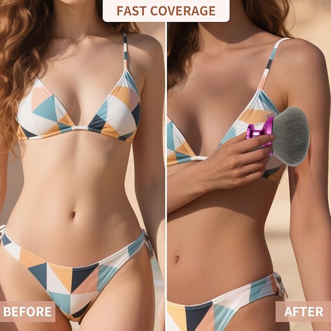 docolor Self Tanner Brush Extra Large Body Makeup Brush, 3.5 Inch Width - Image 9