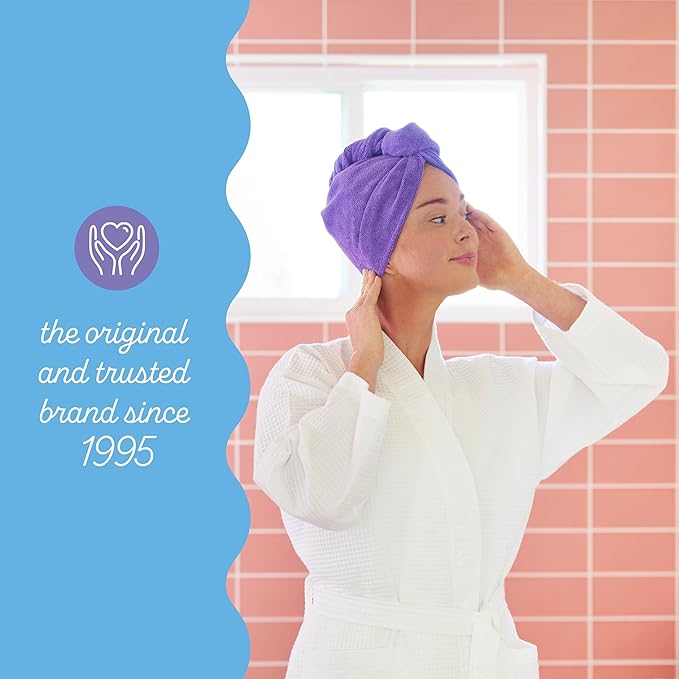 Turbie Twist 2-Pack Microfiber Hair Towel - Image 6