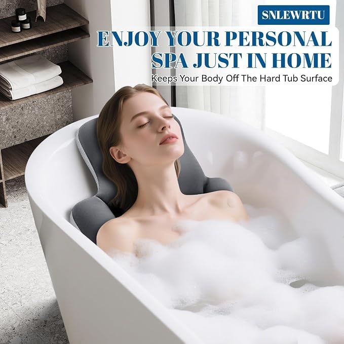 Full Body Bath Pillow for Bathtub, Thick & Luxury Bathtub Pillow Bathtub Cushion - Image 3