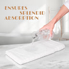 White Hand Towels Set for Bathroom, 6 Pack - Image 5