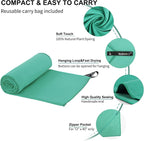 Rainleaf Microfiber Towel Perfect Travel & Gym & Camping Towel. Quick Dry - Image 3