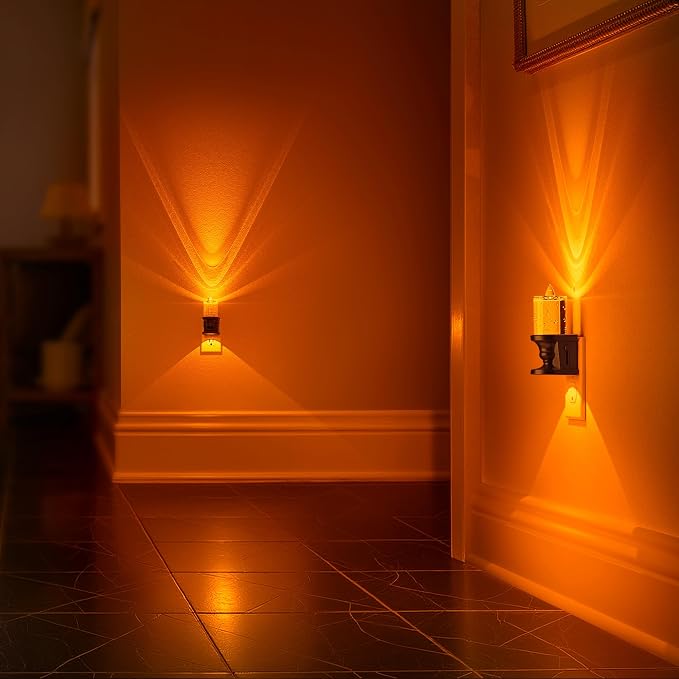 Briignite Flameless Candle Night Light, Bubble Night Lights Plug into Wall - Image 7