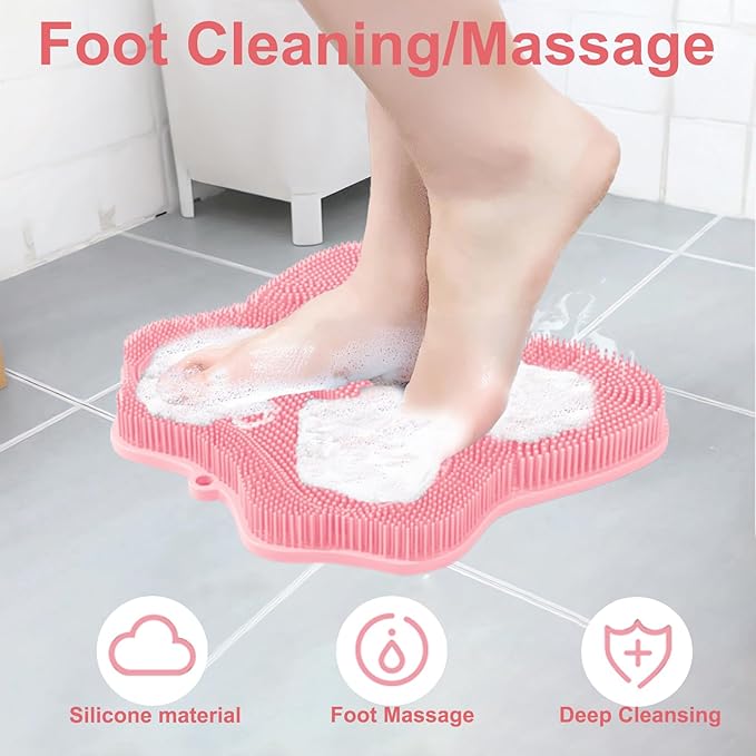 Shower Foot Scrubber, Shower Foot and Back Scrubber - Image 2