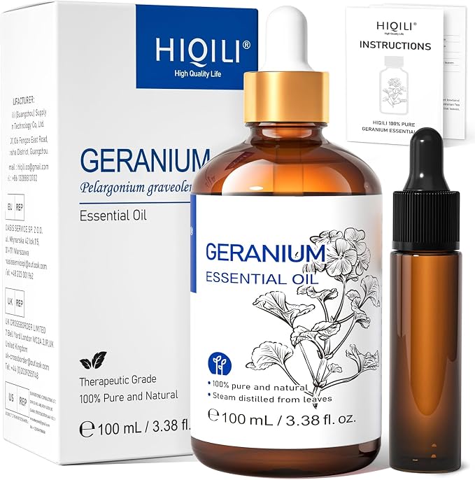 HIQILI 100ML Geranium Essential Oil by HIQILI