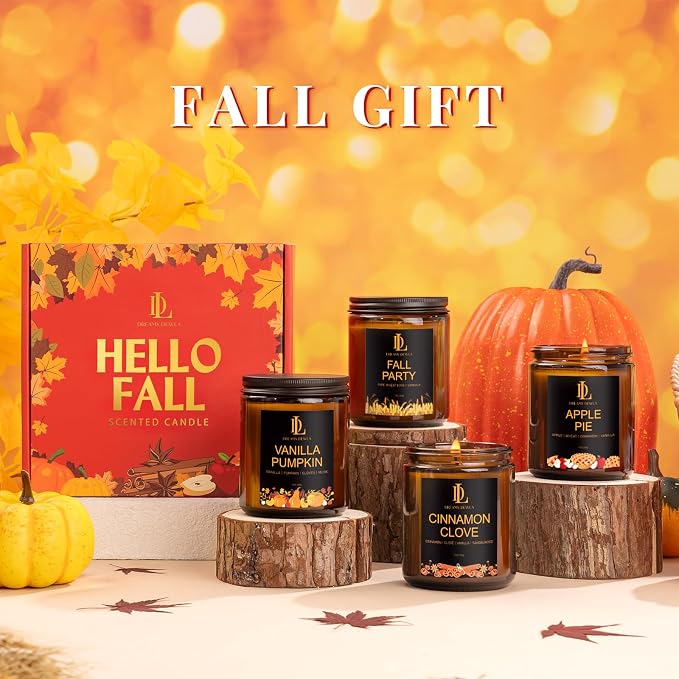 Scented Candles for Home, 4 Pack Soy Candle Set, Candle Gifts for Women Men - Image 5