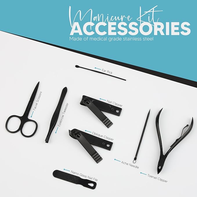 Utopia Care - Manicure Kit for Women and Men, Manicure Set - Image 4
