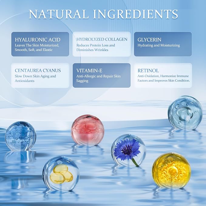Under Eye Patches for Dark Circles & Puffy Eyes- 60 Hydrogel Eye Mask Patches - Image 6