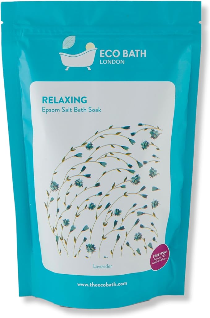 Eco Bath London Relaxing Lavender Epsom Salt Bath Soak by EcoBathLondon