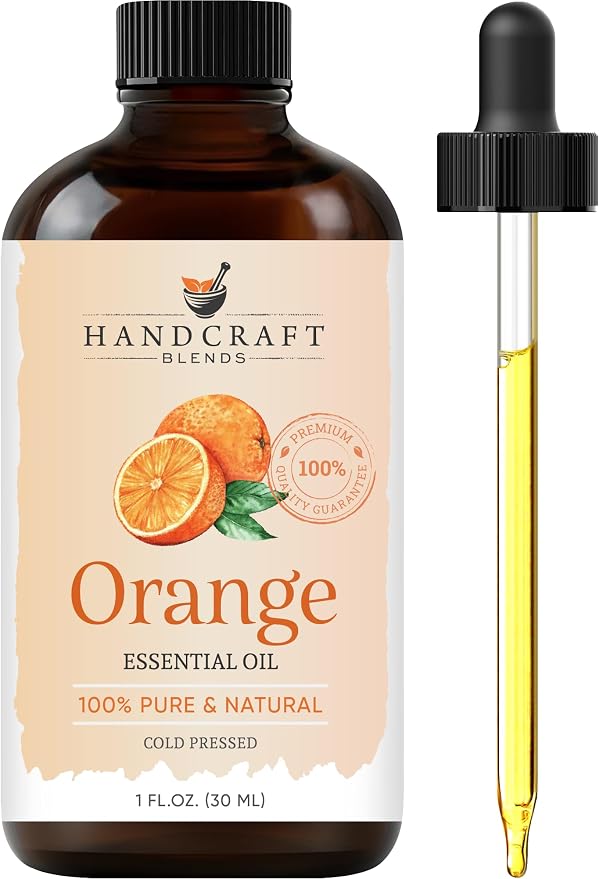 Handcraft Blends Orange Essential Oil – 1 Fl Oz – 100% Pure and Natural – by HandcraftBlends
