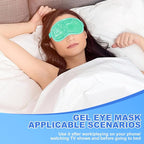 candyfouse 2Pack Cold Cooling Eye Mask, Reusable Hot Colder Therapy Gel Bead - Image 7