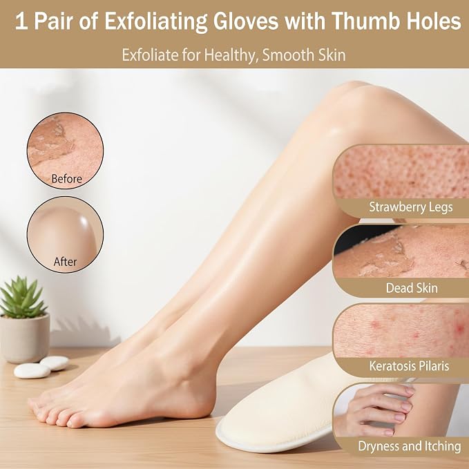 Body Scrub Gloves Korean Scrub mitt Exfoliating Gloves - Image 4