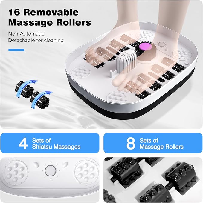 KNQZE Collapsible Foot Spa Bath - Image 2