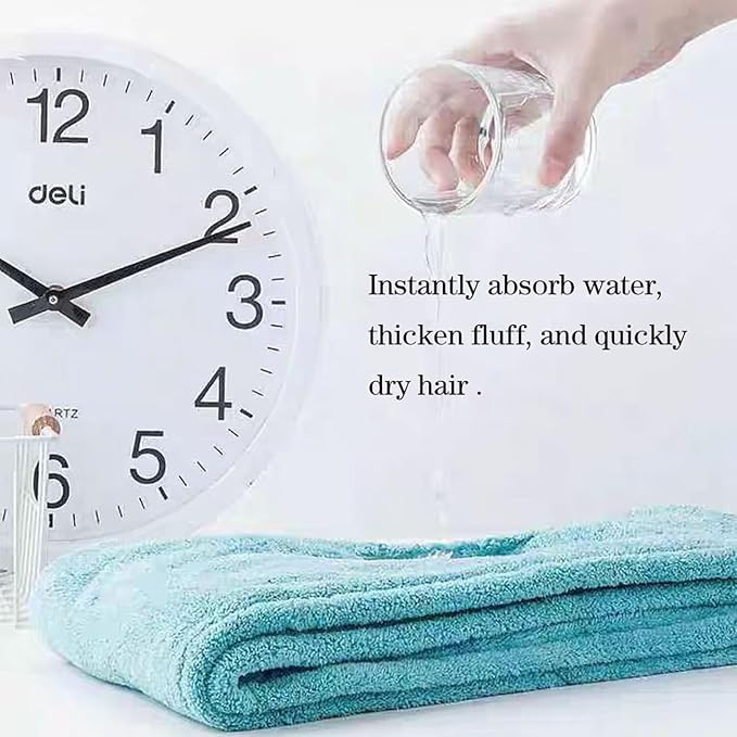 Microfiber Hair Drying Towel Wrap - Image 4