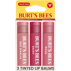 Burt’s Bees Tinted Lip Balm, Mothers Day Gifts, Value Pack Includes 3 Lip by BurtsBees