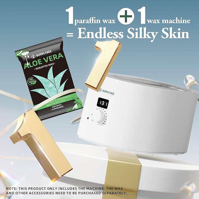 BUMPLYBEE Paraffin Wax Machine for Hand and Feet-3500ml Hand Wax Paraffin - Image 6