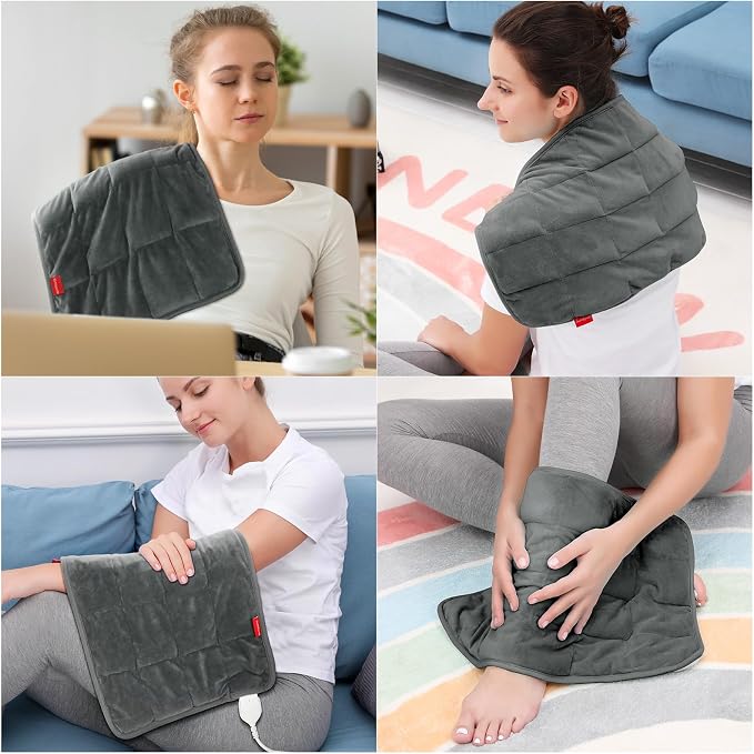Comfytemp Weighted Heating Pad for Back & Period, FSA Eligible Electric Heat Pad - Image 7
