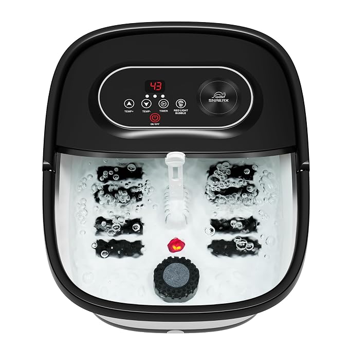Snailax Foot Spa with Heat, Foot Bath, Collapsible Foot Spa Bath Massager with by Snailax
