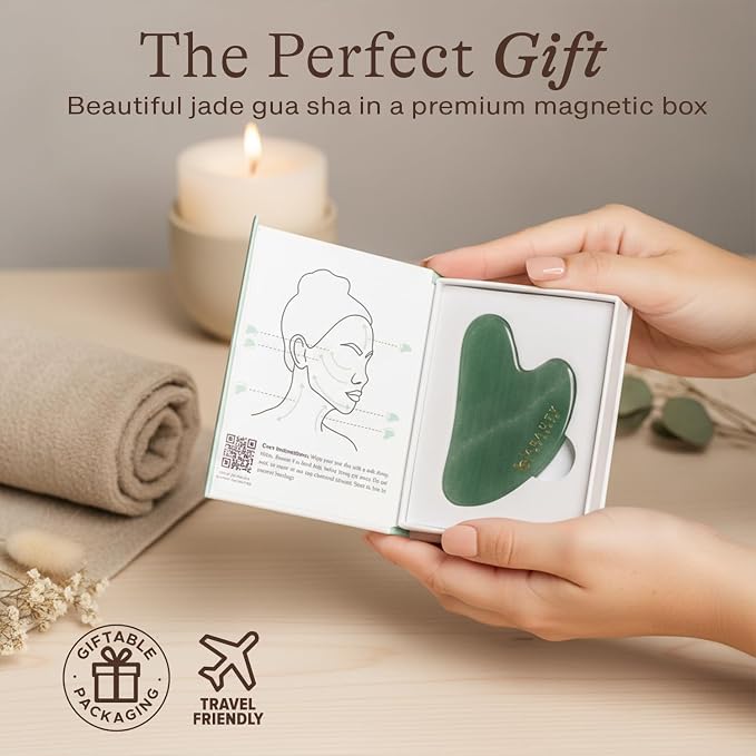 Beauty by Earth Jade Gua Sha Facial Tools - Image 7