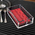 CY craft Acrylic Guest Towel Napkin Holder, Fancy Flat Napkin Holders - Image 4