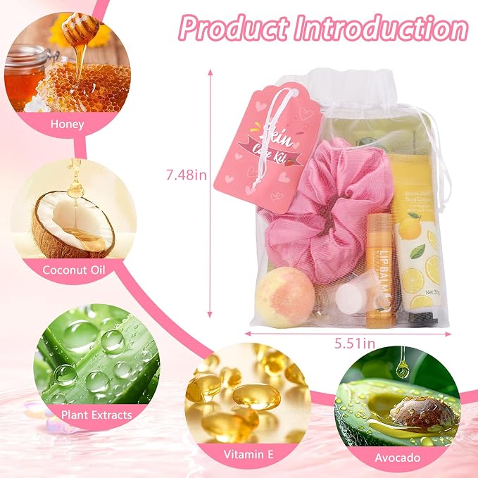60PCS Spa Party Supplies for Girls, Include Facial Masks, Lip Mask, Under Eye - Image 5